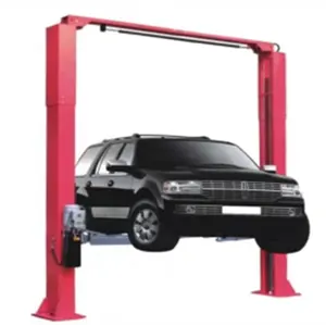 KUNCHI Auto Car Lifter Hydraulic Lifter 2 Post Clear Floor Lift