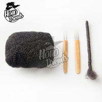 Extensions afro naturelles vierges crépues, tresses, cheveux humains, en vrac, pour dreadlocks