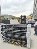 Estructura de Aluminio Negra para Escenarios, Estructura Cuadrada para Conciertos con Luces LED para Eventos al Aire Libre