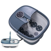 Appareil de massage pour les pieds pliable et portable certifié CE ROHS FCC ETL avec jets et bulles