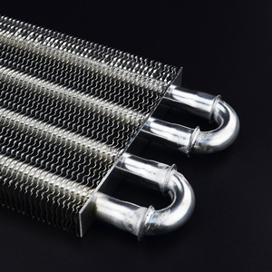 Refroidisseur d'huile en aluminium pour pièces automobiles modifiées, 2 rangées, universel, pour mise à niveau et rétrofit - Product Image 4