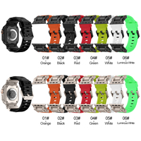 Bracelets de montre en caoutchouc FKM durables et respirants pour Apple Watch Series 8 9 10 11 Ultra 2 3 pour iWatch 44/45/46/49 mm, bracelet de montre FKM
