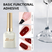 Gel UV professionnel 15 ml pour renforcement, construction, anti-déformation et résistance aux rayures, couche de base et de finition trempée pour salon