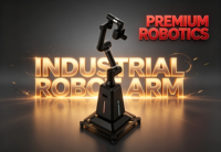 Robot Fotográfico Profesional Glambot, Brazo Robótico Colaborativo Industrial con PLC y Motor para Cámaras DSLR, Control Inalámbrico