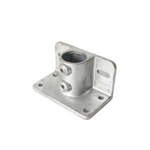 Bride de base avec 4 trous Joints de serrage de tuyau Bride de base de serrage de rail d'extrémité avec plaque de <span class=keywords><strong>clic</strong></span> - Product Image 3