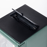 Boîte de présentation pour montre automatique Luxusuhr HX-1, régulateur simple vert et noir, fabriqué en Chine