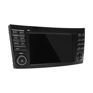 راديو سيارة بشاشة 7 بوصة واي فاي من Ismall يعمل بنظام الأندرويد لفئة E من العلامة التجارية بنز W211 لعام 2002-2008 مشغل وسائط متعددة MP3 ومقاطع فيديو