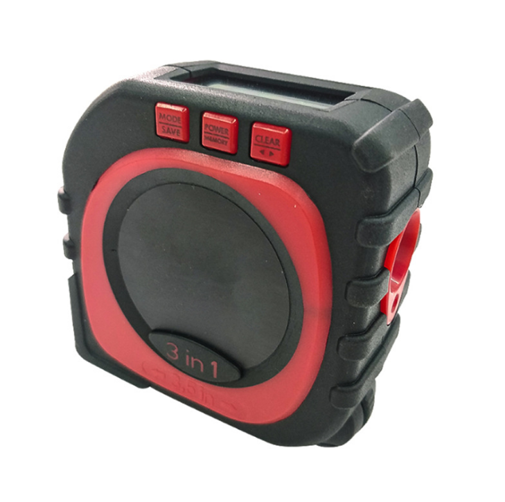 Лазерная рулетка, 2 в 1, лазерное измерение, 131Ft тихий лазерный дальномер, USB Перезаряжаемый цветной ЖК-дисплей, измерение расстояния