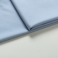 Tissu sergé à carreaux robuste pour vêtements de travail, plusieurs couleurs (bleu, gris, rose, violet)