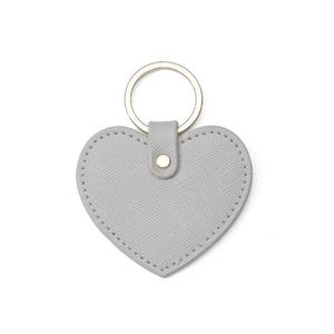 PU Round Leather Heart Bag Charm Pendant Cute Peach Car Keychain Heart <b>Keyring</b> Bulk Leather Keychains - Product Image 5