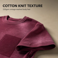 T-shirt personnalisé de haute qualité pour marque, coupe ample, 220 g/m², couleur personnalisée, effet délavé soleil
