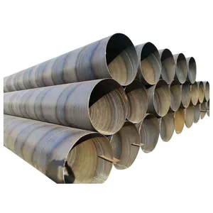 Api 5l Astm A252 Ssaw Large Diameter Welded Pipe Oil Gas Pipeline Spiral Steel Pipe