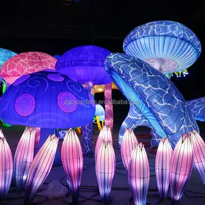 Bella decorazione lanterna per Festival e attività lanterna di seta fatta a mano