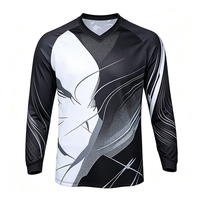 Maillot de moto personnalisé pour équipe professionnelle - Imprimé, 100 % polyester, respirant, séchage rapide, design de course unisexe pour adulte