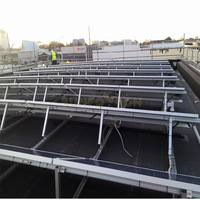 Support de panneau solaire en aluminium réglable, inclinaison de 10 à 60 degrés, pour toits métalliques plats ou balcons muraux