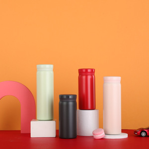 Personalizzabile a doppia parete <span class=keywords><strong>Thermos</strong></span> tazza di piccola capacità in acciaio inox Mini bottiglia di acqua isolata per gli studenti di ufficio - Product Image 2