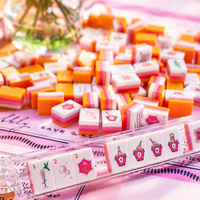 Expédition immédiate en 7 jours – Collection de Mahjong Américain Premium Moderne – 160 Pions en Acrylique – Stock en Gros – Vente en Gros Compétitive