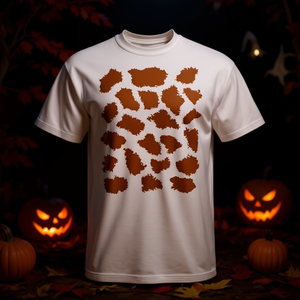 Giraffe Print <b>Halloween</b> Costume <b>T</b>-<b>Shirt</b> <b>Adult</b> Unisex Medium Size - Product Image 3