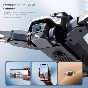 Không chổi than gấp điều khiển từ xa <span class=keywords><strong>Drone</strong></span> tránh chướng ngại vật <span class=keywords><strong>Camera</strong></span> kép Chụp ảnh trên không với bốn trục - Product Image 3