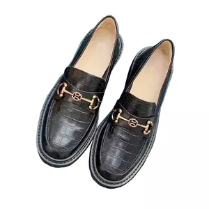 Moonso — mocassins en cuir pour femmes, plates, style nouveau, chaussures plates, semelle en caoutchouc souple, Premium