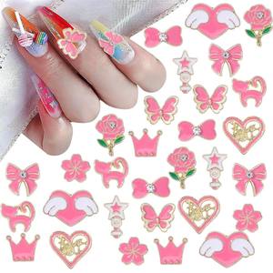 Set de Accesorios para Decoración de Uñas, Estrellas, Corazones, Cruces, Cristales K9, etc., Decoraciones para Uñas - Product Image 1