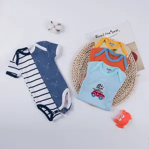 신생아 아기 옷 부드러운 코튼 사용자 정의 인쇄 디자인 유아 아기 rompers