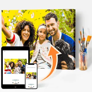 Personalidad foto personalizada DIY <span class=keywords><strong>pintura</strong></span> <span class=keywords><strong>por</strong></span> números 24/36/48 colores acrílico <span class=keywords><strong>pintura</strong></span> personalizada <span class=keywords><strong>por</strong></span> números Kit - Product Image 1