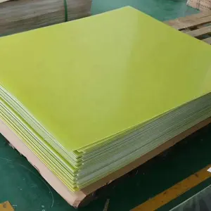 Nhà sản xuất tấm cách nhiệt Laminate sợi thủy tinh màu vàng 1mm 3240 tấm cơ sở