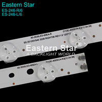Bande LED TV ES-246 40-3535LED-60EA-L D1GE-400SCA-R3 pour téléviseurs SAMSUNG UE40EH6030W UA40EH6030WXJG, rétroéclairage LED, lot de 10 pièces