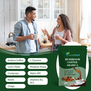 Best Seller Mushroom Coffee with Niacin Enhance Immunity Strengthen Functions Support Energy Level and Stress Relief Coffee - Product Image 4