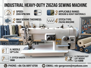 CE Factory Industrial Zigzag Heavy Duty Sewing <b>Machine</b> Direct Drive <b>Walking</b> Foot Sewing <b>Machine</b> Flexible Rotate Industrial Sewin - Product Image 2
