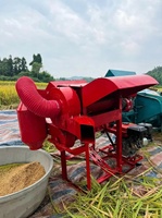 Décortiqueuse de céréales à haut rendement, petite décortiqueuse polyvalente pour usage agricole, machine à décortiquer les grains diesel, essence, électrique