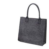 Sac fourre-tout en feutre pour femmes de bonne qualité avec logo imprimé, en feutre de laine
