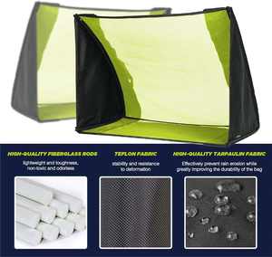 But de football pop-up 2-en-1 - But de football portable avec sac de transport pour l'entraînement et les matchs - Product Image 5