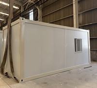 Maison préfabriquée mobile à montage rapide, cabine de garde temporaire pour chantier de construction