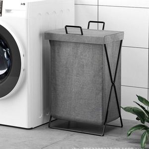 Cesta de Almacenamiento de Ropa Sucia Plegable para Lavandería, Diseño Moderno para Baño, Tela No Tejida Resistente - Product Image 2