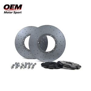 จานเบรกคาร์บอนเซรามิก OEM MOTOR SPORT ขนาด 400x36 มม. ปรับปรุงประสิทธิภาพการเบรกได้ดีขึ้น 50% รับประกัน 1 ปี สำหรับรถยนต์ซีรีส์ 2 คูเป้ M2 - Product Image 1
