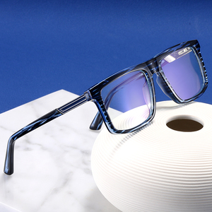 กรอบแว่นตา<span class=keywords><strong>แฟ</strong></span>ชั่นทรงสี่เหลี่ยมใหญ่ รุ่น 93511 สำหรับผู้ชาย ปี 2026 แว่นตาออพติคอล TR90 หรูหรา ป้องกันแสงสีฟ้าจากคอมพิวเตอร์ - Product Image 1