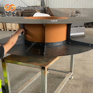 Chaise de jardin en acier Corten - Finition rouille naturelle, revêtement en poudre, utilisation extérieure toute saison - Product Image 3