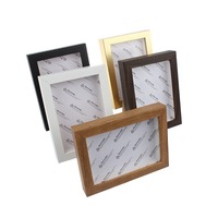 Cadre photo 3D carré creux de 2 cm pour fleurs séchées, spécimen de plante ou de papillon, fait main, DIY, pour table