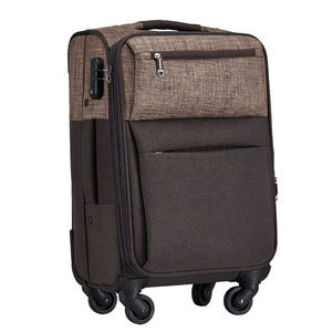 <span class=keywords><strong>Marque</strong></span> Poids Léger Doux <span class=keywords><strong>Valise</strong></span> Trolley Définit Tissu En Nylon Chariot Bagages - Product Image 1