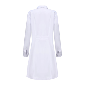Camice bianco da laboratorio da laboratorio ospedaliero sperimentale con camice da laboratorio bianco a <span class=keywords><strong>maniche</strong></span> <span class=keywords><strong>corte</strong></span> personalizzato - Product Image 5