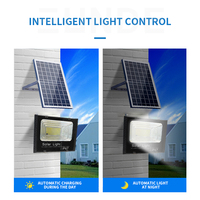 Projecteur solaire LED SMD extérieur étanche IP67 en plastique, puissance 100W, 200W, 300W, 400W, 500W, 1000W, prix usine