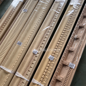 Moulures <span class=keywords><strong>d</strong></span>écoratives en teck massif pour armoires <span class=keywords><strong>de</strong></span> cuisine, moulures <span class=keywords><strong>de</strong></span> couronne en bois massif - Product Image 1