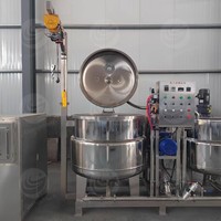 Vacuüm suikerzuiveringsmachine fruit vacuüm suikerimpregneerpot groep voor gekonfijt fruit productielijn