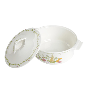 El último diseño botánico bien cerámica China, <span class=keywords><strong>sopa</strong></span> <span class=keywords><strong>de</strong></span> arroz sopera con tapa - Product Image 1