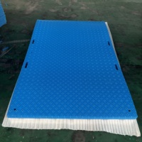 Tapis en plastique HDPE résistant à l'usure pour routes temporaires, protection des sols boueux et gazonnés, tapis de protection pour routes temporaires, tapis de chantier