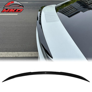 Convient pour Tesla Model X 2016-2026 Aileron de coffre style V Noir brillant - Product Image 1