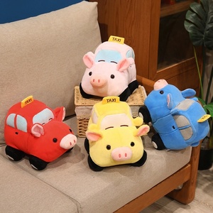 OEM Peluches Súper Suaves de Cerdo, Camión de Bomberos, Trenes, Aviones, Camión de Helados y Vehículos para Diversas <span class=keywords><strong>Profesiones</strong></span>, Regalo para Niños - Product Image 2