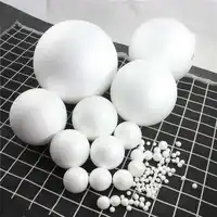 1-60cm EPS beads Styrofoam Ball White DIY polystyrene foam solid hollow Half Ball Large